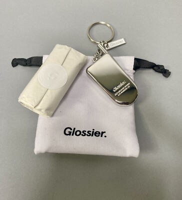 Glossier Los Angeles Flip Phone Mirror Keychain LA Exclusive Glossier Los Angeles Flip Phone Mirror Keychain LA Exclusive