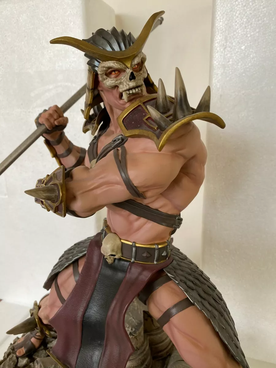 Review and photos of Mortal Kombat Shao Kahn statue by Pop Culture Shock