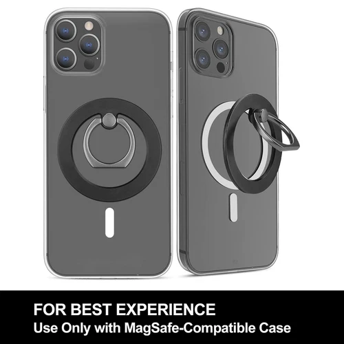 Magnetic Phone Ring Holder Finger Grip for iPhone 14 13 12 Pro Max MagSafe