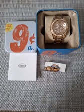 100 m (10 ATM) Wasserdichtigkeit Fossil Armbanduhren für Damen