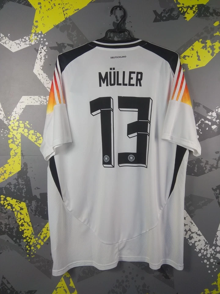 Camiseta de fútbol local del equipo Muller Alemania Adidas para hombre talla 2XL ig93 Foto 2 de 4