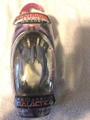 battlestar galactica titanium series diecast Cylon Raider Scar