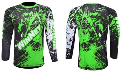 WINNET Maglia maglietta casacca mini moto cross quad bimbo bambino 4 6 8 10 12 14 anni