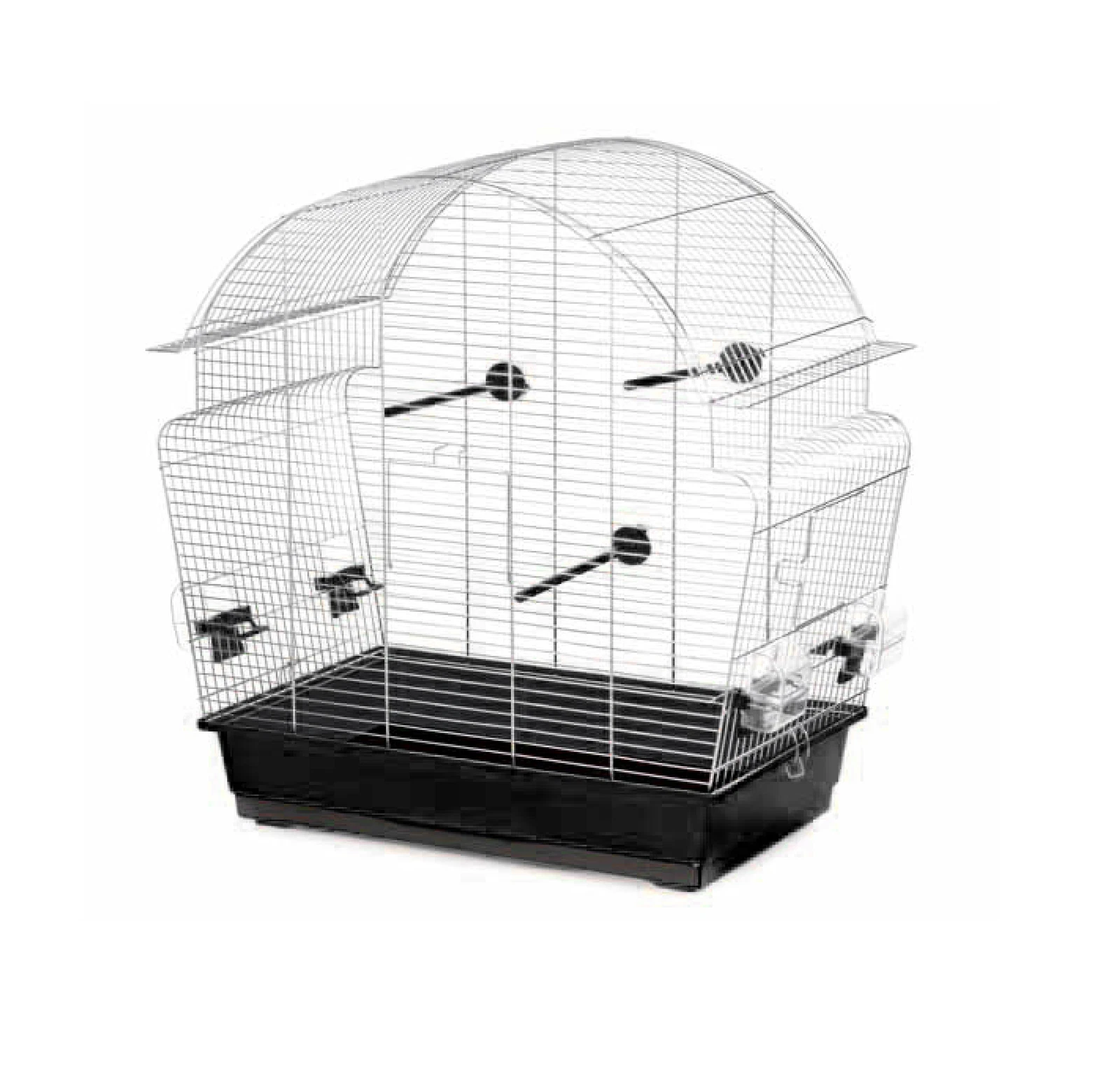 Donna Black Parakeet Bird Cage 71.5 x 60 X 40 CM Sittig Canary Islands