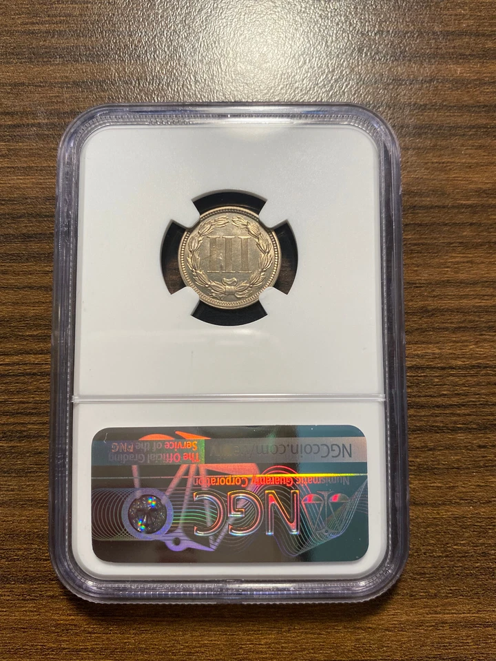 1874-P Three Cent Nickel 3CN NGC PROOF PR PF 65 CAC RARE - Image 4 of 4