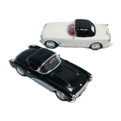Corvette Classic Models 1:32 1953 & 1956 Zora Arkus-Duntov Diecast White, Black 