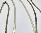 Lot of 6 Solid 925 Sterling Silver Chain Necklace Bracelet Fine Jewelry Italian — photo 6