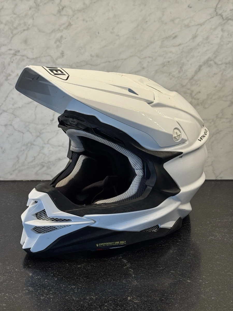 helmet white shoei xl off road SHOEI White Off-Roads Helmets for sale