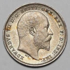 1902 KING EDWARD VII GREAT BRITAIN MAUNDY SILVER THREEPENCE THREE 3 PENCE COIN