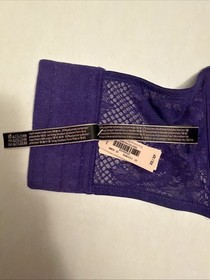 Victoria's Secret NWT High Neck Corset Bra Top -XS - Very Sexy Purple Lace