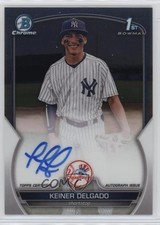 2023 Bowman Chrome Prospect Auto Keiner Delgado #CPA-KD Auto 11s9