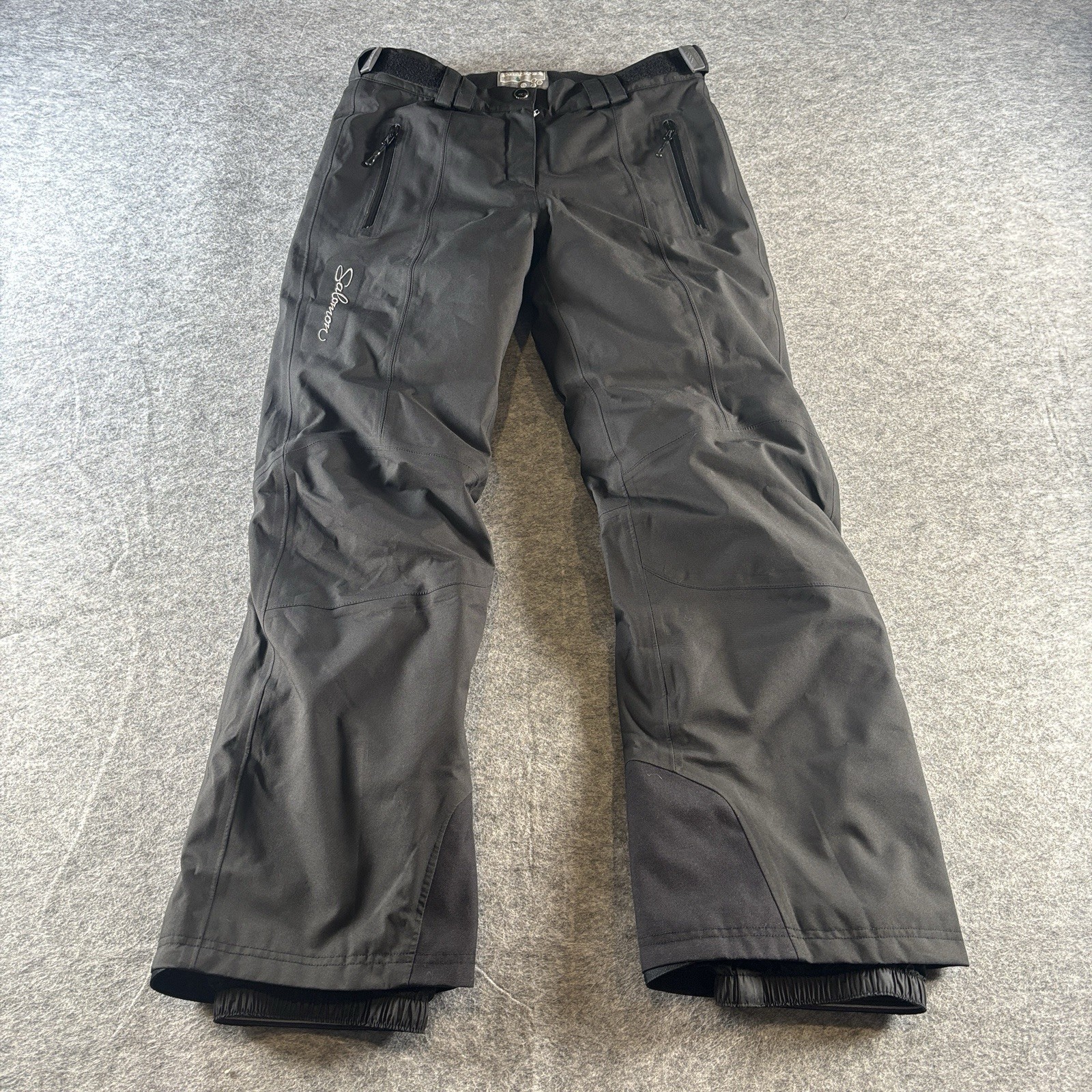Salomon Pantaloni da Sci Donna 10 Pantaloni da Neve Marrone Regolabile Snowboard