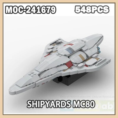 MOC-241679 Shipyards MC80 Building Block Model Brick Set Creative Gifts Science 