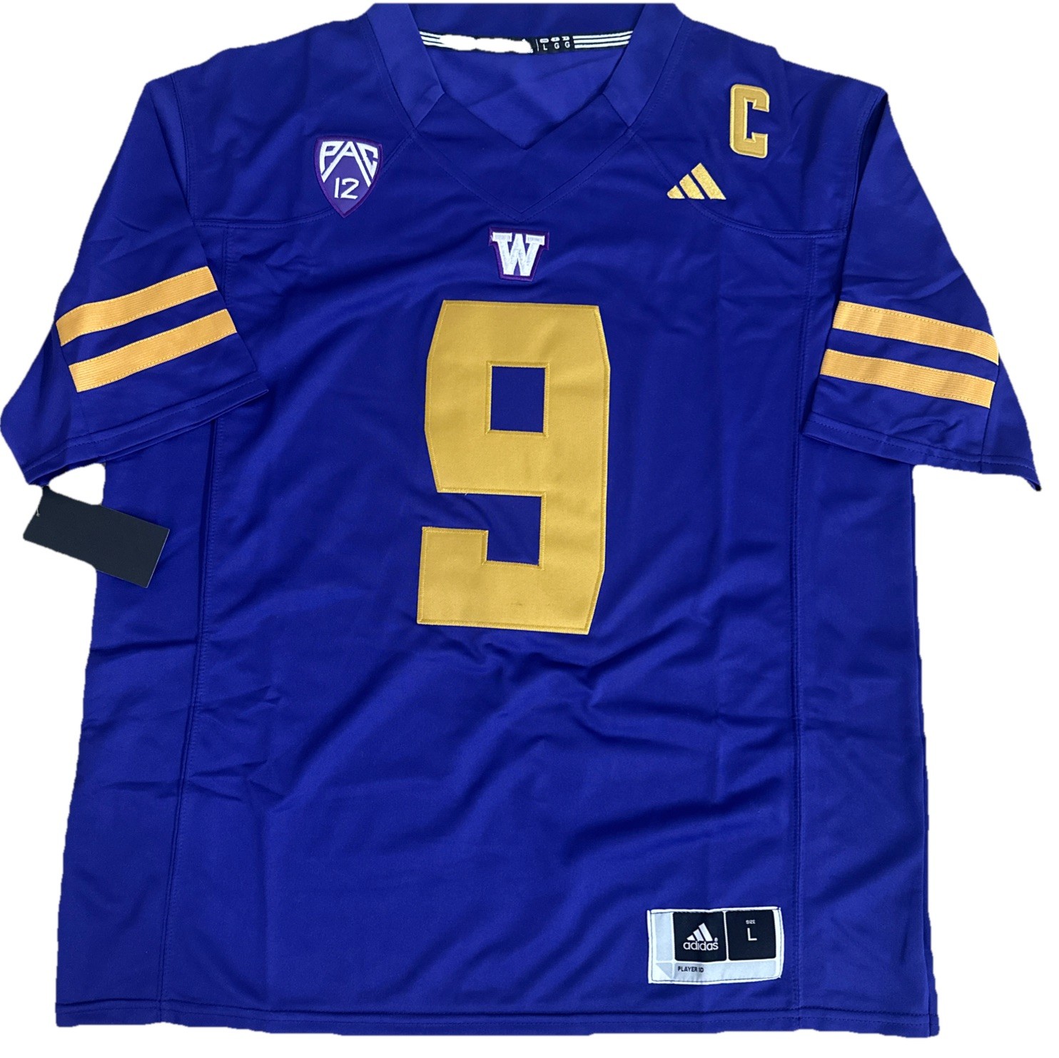 Michael Penix Jr Washington Huskies Rare Football Jersey Large L Falcons New Men