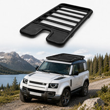 Roof Rack Cargo Basket Platform For Land Rover Defender 110 L851 2020-2026 Black