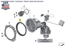 Genuine BMW Motorrad Gas Petrol Tank Fuel Pump Gasket Seal R 1200 GS 16117700995