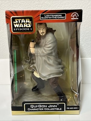 NEW Star Wars Episode 1 Qui-Gon Jinn Character 10in Collectible Action Figure