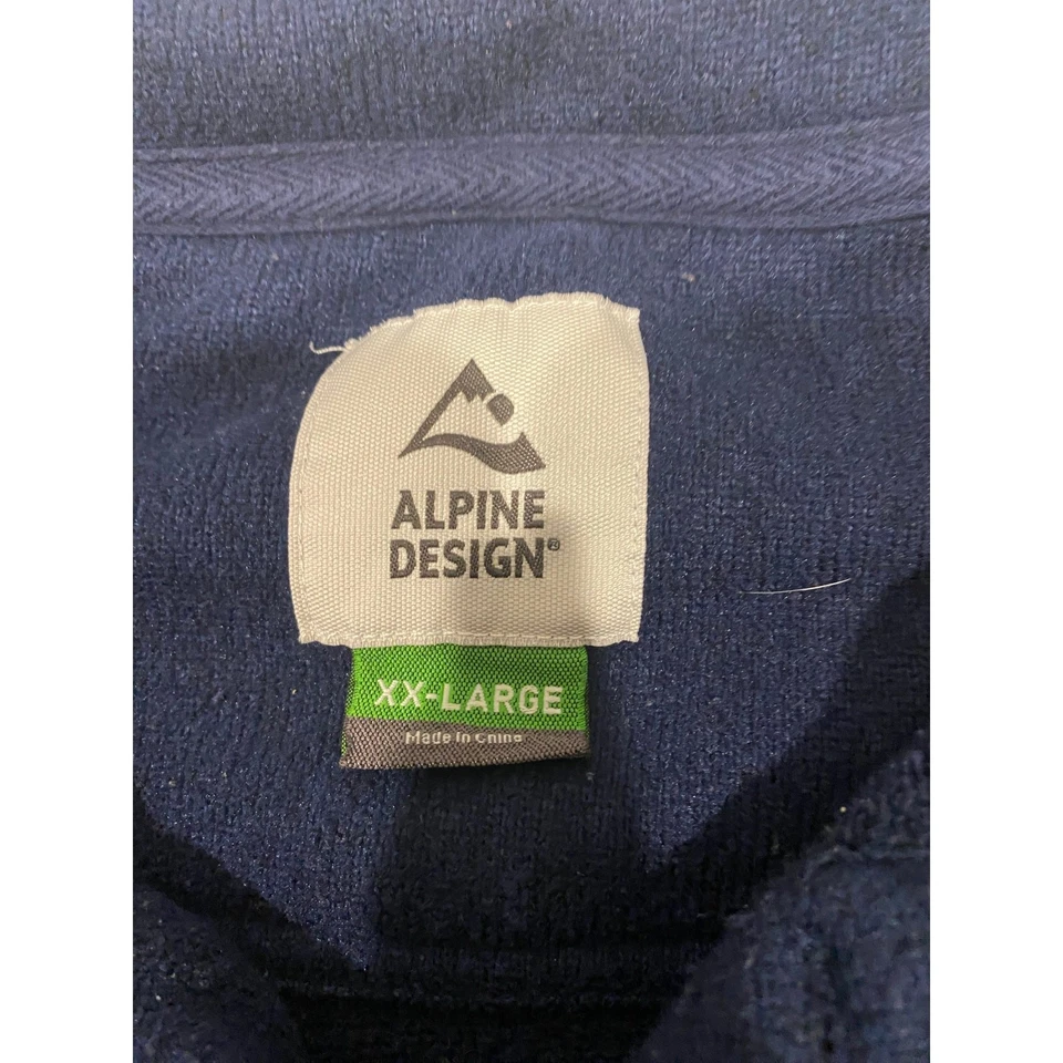 Alpine Design Men's Sweater Blue Navy size XXL  - Image 2 of 4