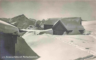 Amden Walensee SG Amdenerhoehe mit Muertschenstock