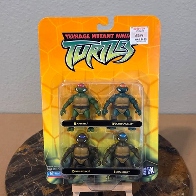 Teenage Mutant Ninja Turtles Miniature Action Figure 4 Pack 2002