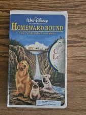 Vintage VHS Disney Classic Homeward Bound: The Incredible Journey 1993