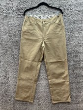 Vintage 90s Ben Davis Classic Twill Workwear Baggy Pants Khaki Mens Size 32