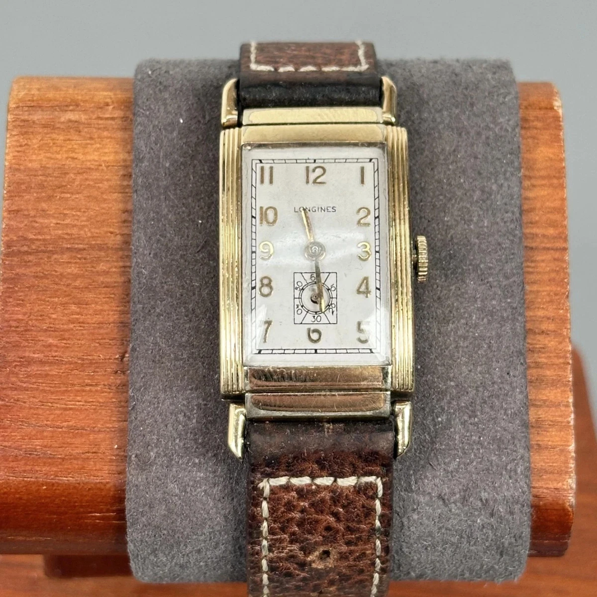 Preços baixos em Relógios de pulso Caso Longines ouro laminado com