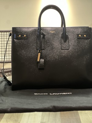 Saint Laurent Sac de Jour Bag Leather Large