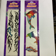 Artistic Creations TEMPORARY TATTOOS - Fun - Dolphin. Approved FDA,Made in US
