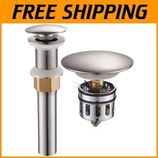 Stainless Steel Vessel Sink Drain, Anti-Clog Strainer