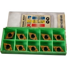 Pack of 10 NEW Mitsubishi DCMT11T308-SQ UP35N Carbide Insert Indexable 
