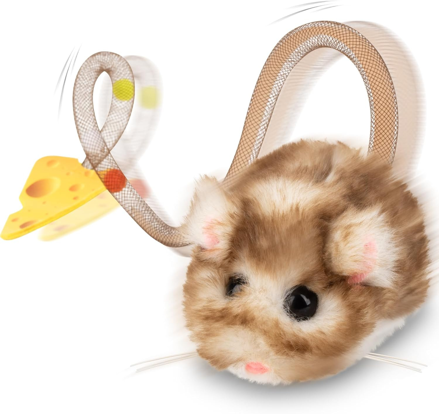Topolino Elettrico per Gatti Interattivo: Gioco con Coda Sensore Movimento