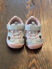 Stride Rite Surprize Toddler Girls sparkle blue Pink Sneaker Sandals 3M, Erin