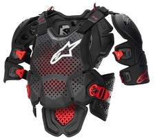 Alpinestars A-10 V2 Full Chest Protector Guard Black/Red/White