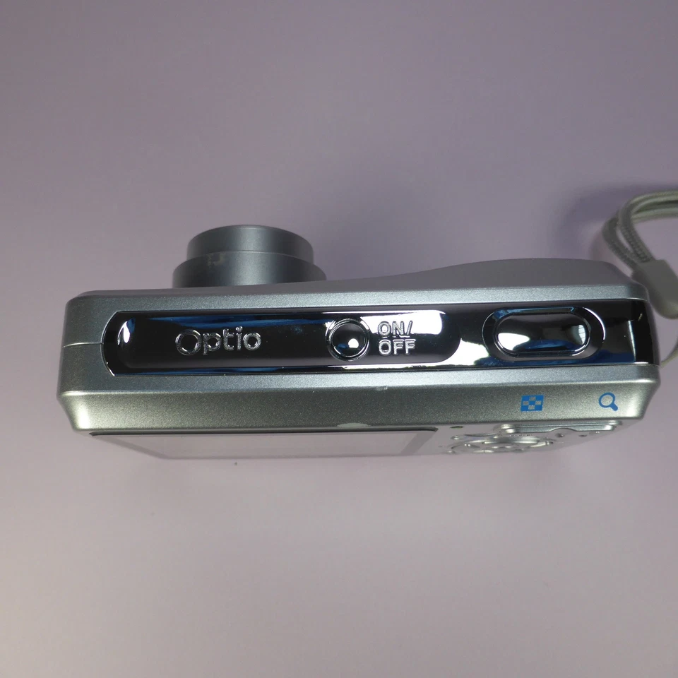 Pentax Optio E50 8.1MP Compact Digital Camera Silver Tested - Image 4 of 4