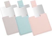 3 PCS Small Compact Mirror for Purse Mini Mirror Travel Handheld Makeup Mirro Po