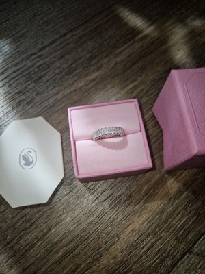 Letzte Preis Swarovski Fingerring Matrix Baguette-Schliff Gr.52 OVP 