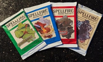 Spellfire - SEALED Booster Pack Set - Card Game - FR DL RL 1st Edition - NEW