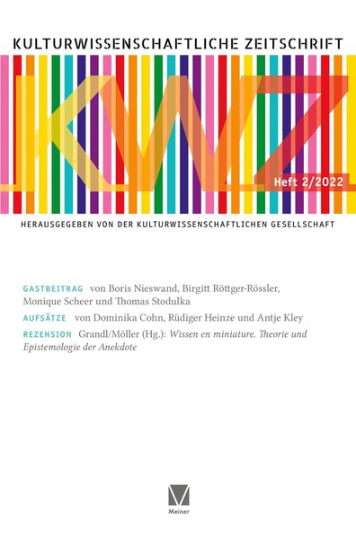 Kulturwissenschaftliche Gesellschaft | Kulturwissenschaftliche Zeitschrift....-image