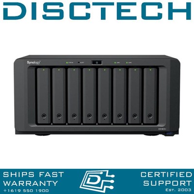 Synology 64TB DS1825+ 8-Bay 8x 8TB Seagate IronWolf SATA 24/7 8GB RAM NAS Server