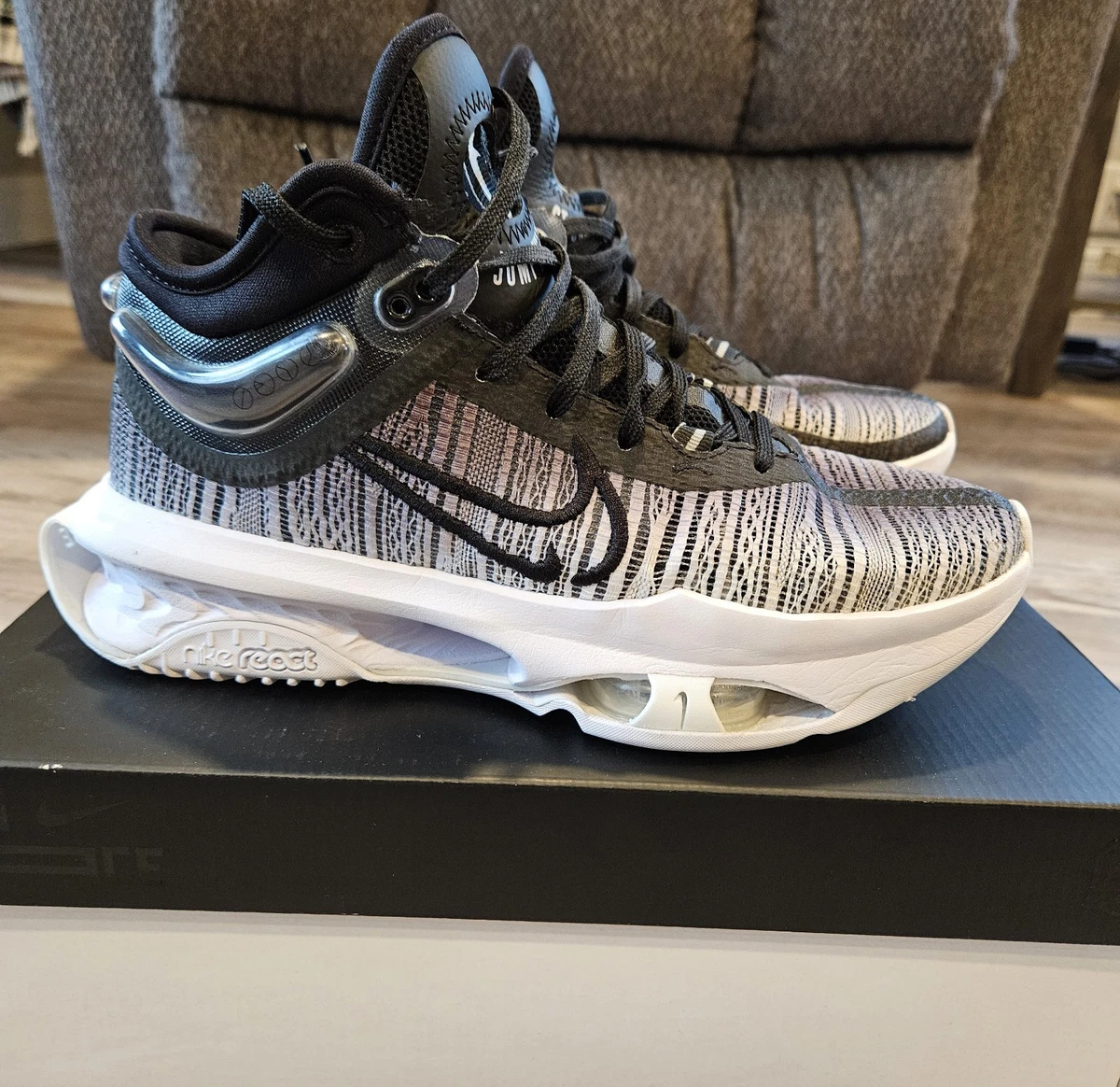 Nike Air Zoom GT Jump 2 White Black | eBay