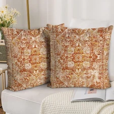 Boho Throw Pillow Covers 18x18 inch Set of 18" x (Pack 2), Boho-4 