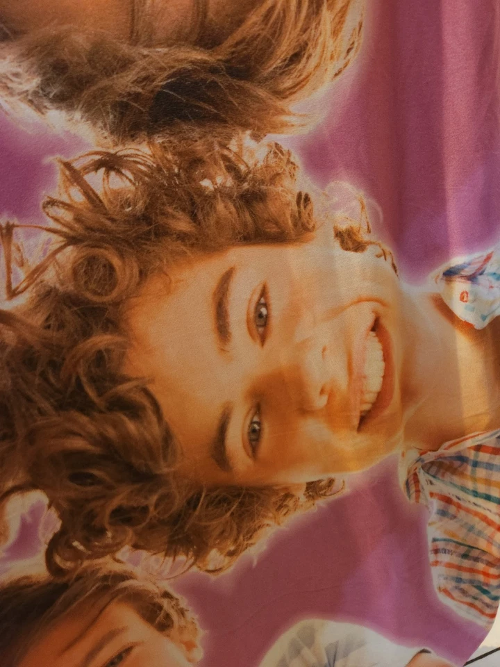 Manta suave One Direction polar 47x58 1D púrpura Liam Payne Harry Styles Foto 4 de 4