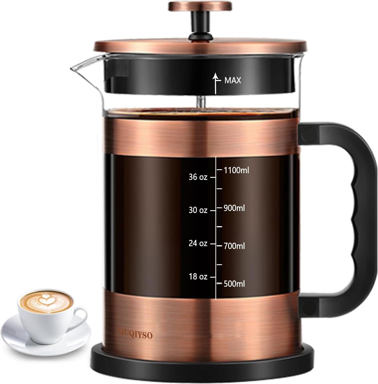 Coffee Maker 51oz 304 Stainless Steel French Press