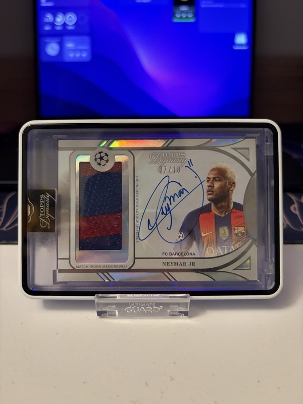 2024-2025 TOPPS DYNASTY UEFA CLUB COMPETITIONS NEYMAR JR PATCH AUTO /10