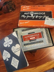 Vintage Complete 1959 Auto Bridge Play-Yourself Beginners Set