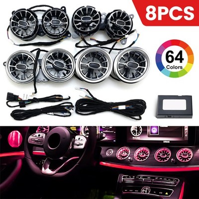 64 Farben Update-Kit Ambientebeleuchtung für Benz S-Klasse W222 C217 A217 18 20