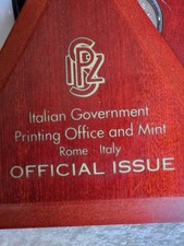 2000 Italy 3 Coins made from 3-Metals Honoring The New Millennium Proof Set 2000