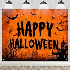 BlissYard Halloween Photo Backdrop Haunted 91 71 Inch, Decor 03