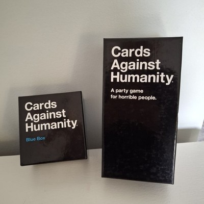 Cards Against Humanity Game Plus Blue Box Extension Cards Boardgames Gamenight